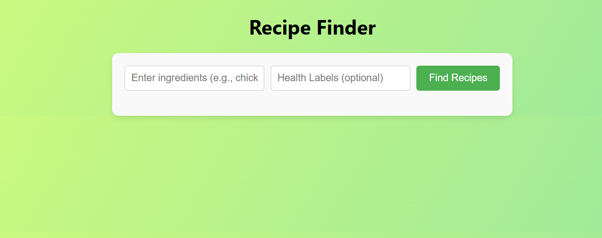 Recipe Finder